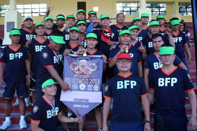 BFP LA UNION BAGS OVER-ALL CHAMPIONSHIP IN BFP R1 FIRE OLYMPICS